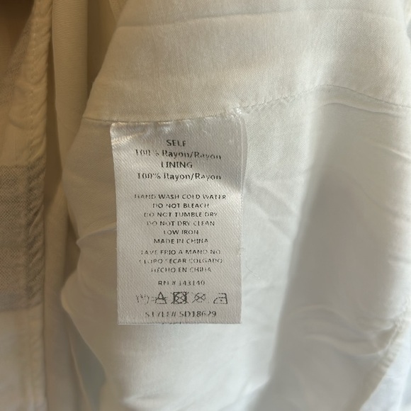 Style Rack Women’s Dress Stripes White Gray Racerback Mini Dress Size Small - Picture 5 of 6